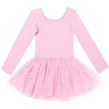 iEFiEL Vestido Maillot de Ballet Danza de Princesa para Niña Vestido Infantil de Actuación Fiesta Rosa 8 Años