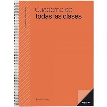 Additio P222 - Cuaderno de todas las clases, colores surtidos