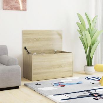 vidaXL Storage Chest Sonoma Oak 84x42x46 cm Engineered Wood