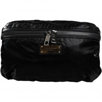 Dolce & Gabbana Women's One Size Black Nylon Belt Fanny Pack Bag
