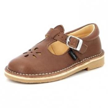 Aster Dingo-2 Girls' Ballet Flats, Brown