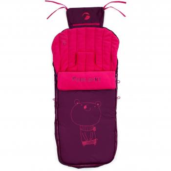 Jané Saco para silla Nest Plus, Interior Polar, Impermeable, Universal, con Cremallera, rojo, Red