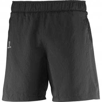 Salomon Hombre Short para running Trail Runner, Mezcla de sintéticos, Negro, L