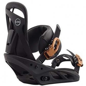Burton Scribe Fijaciones de Snowboard, Mujeres, Black, L