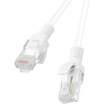 Cable de Red Lanberg PCU6-10CC-0300-W 3 m Cat6 U/UTP Blanco