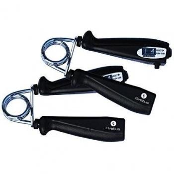 Sveltus Pinza para musculación con Contador, Color Negro