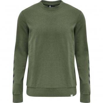 Hummel hmlLEGACY Chevron Sweatshirt Unisex Green Regular Fit