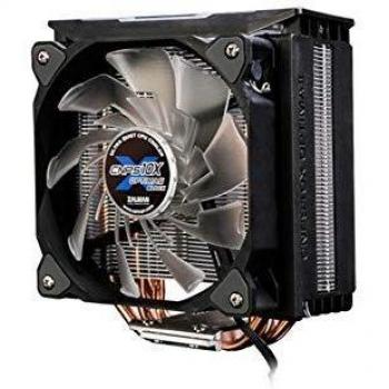 Enfriador de CPU Zalman CNPS10X Optima II Negro con Ventilador PWM 120mm y LED Blanco, Compatible con Intel y AMD, Rango de RPM 1,350-2,100 y Nivel de Ruido
