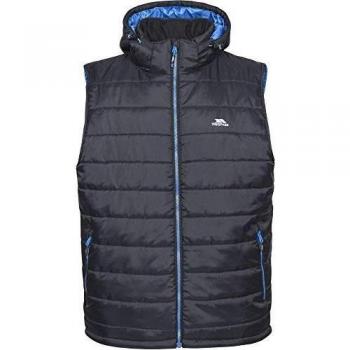 Trespass - Chaleco Acolchado Franklyn para Hombre, chaleco acolchado, diseño ligero, material resistente al agua, cierre frontal con cremallera, múltiples bolsillos, ajuste cómodo y estilo moderno