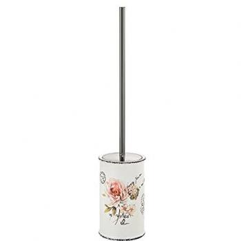 Gedy Clothilde Escobillero WC, Cerámica, Blanco, Talla Unica