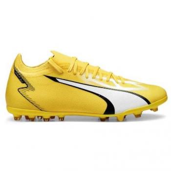 Botas de fútbol Puma Ultra Match MG para hombre, color amarillo, talla 44.5 EU