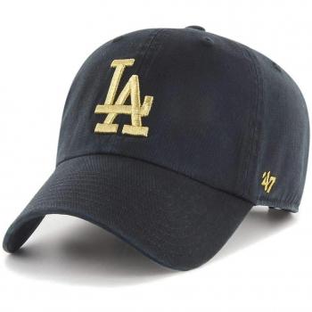 '47 Gorra Brand MLB Los Angeles Dodgers Clean Up Curved Negro Ajustable