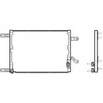 Condensador de Aire Acondicionado Van Wezel 01005080 para Alfa Romeo 166 (09/1998 - 10/2000)