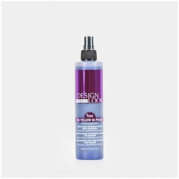 Acondicionador bifásico sin aclarado No Yellow 250ml - Design Look