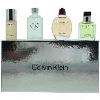 Calvin Klein Men's Miniatures Eau De Toilette Gift Set - Eternity, Obsession, CK One, Escape 4 x 15ml