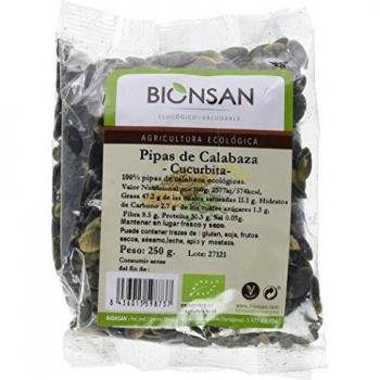 Bionsan Pipas de Calabaza Cucúrbita Ecológicas | 1 Paquete de 250 gr
