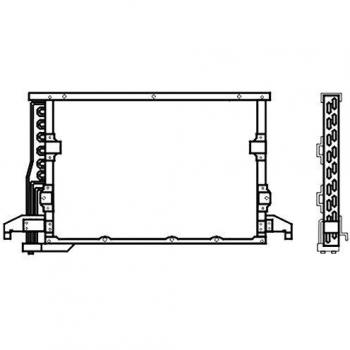 BEHR HELLA SERVICE 8FC 351 305-071 Condensador, aire acondicionado