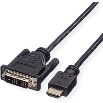 Adaptador de Cable de Video DVI-D a HDMI 5 m Negro