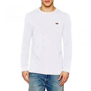 Levi's® Long Sleeve Original Housemark T-Shirt - White - Men's XL