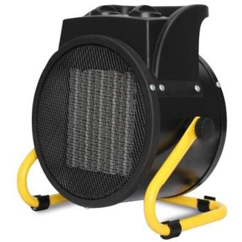 Calefactor Industrial Cerámico STAK 3000 W con Soplador y Cabezal Reclinable IP20