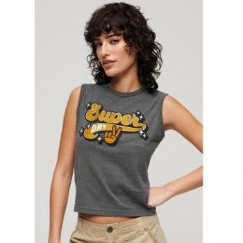 Superdry Camiseta Sin Mangas Retro Embellished