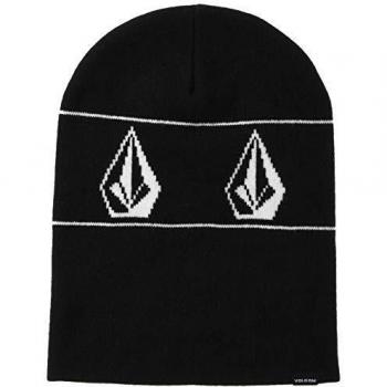 Volcom Men's Deadly Stones Snow Beanie, Black, One Size Fits All