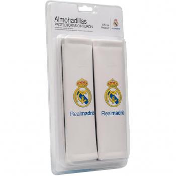 Sumex Rma2311 - Almohadilla Protectora De Cinturón Real Madrid Adulto, Blanca