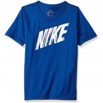 Nike B NK Dry Top SS T-Shirt, Niños, Indigo Force/White, XS
