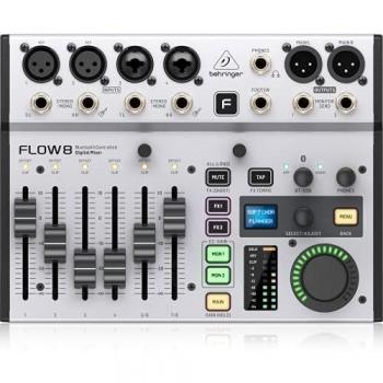 Benro Behringer FLOW 8 8-Input Digital USB Audio Mixer with Bluetooth
