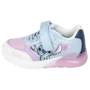 Zapatillas Deportivas Infantiles con Luz LED de Stitch, Azul y Rosa, Talla 35 EU