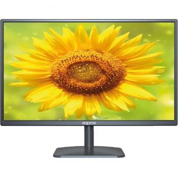 Approx APPM19B Monitor 18.5 LED HD Ready 60Hz 1ms Altavoces Integrados Relación de Aspecto 16:9 Conectividad VGA y HDMI Soporte VESA 75x75mm