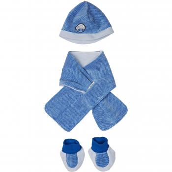 Timberland ENS. Bonnet+ECHARPE+Chaussons Sombrero, Azul