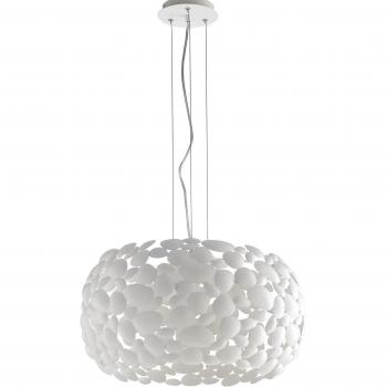 Plafón Colgante Dioniso Metal Blanco 3 Luces 48x25cm