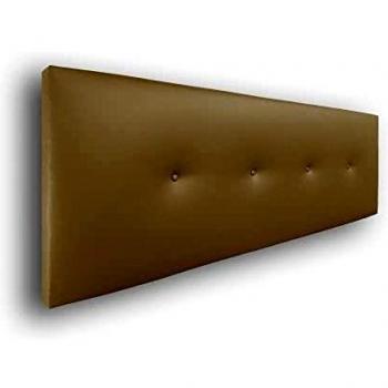 Silcar Home - Cabecero de Cama Tapizado en Polipiel con Hilera de Botones, Modelo Silvi
