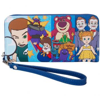 Cartera con muñequera de cremallera de villanos de Toy Story de Loungefly