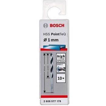 Broca Helicoidal Bosch HSS PointTeQ 1.0mm