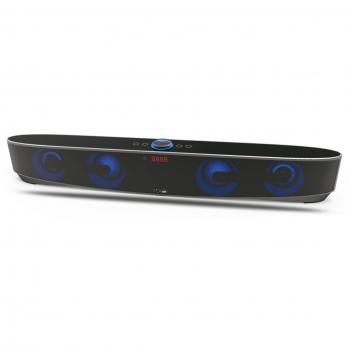 L-link LL-2203 - Altavoz Bluetooth V4.1 con led color azul, Negro