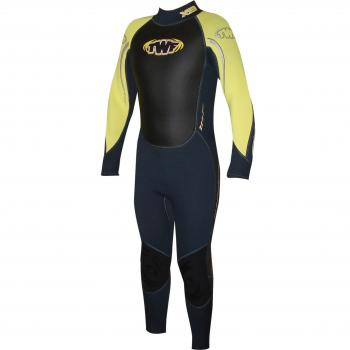 TWF Xt3 Kid 's K09 de neopreno completo, Infantil, XT3 K09, Charcoal/Yellow