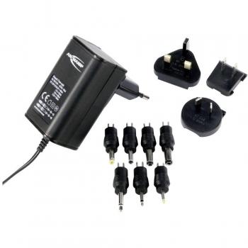 Fuente de alimentación ajustable Ansmann 1209-0000, 3-12V DC, 600 mA, 7.2 W