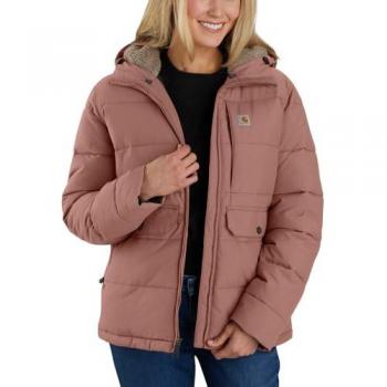 Carhartt Chaqueta Aislante Relaxed Fit para Dama - Marrón (Nutmeg), Midweight, Talla XS