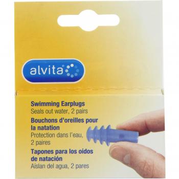 Paquete de 2 tapones de natación para los oídos, de Alvita