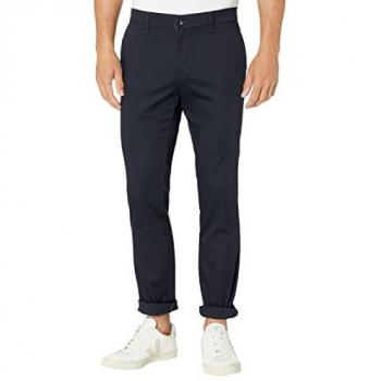 Armani Exchange Men's Deep Navy High Waist Chinos Trousers W36