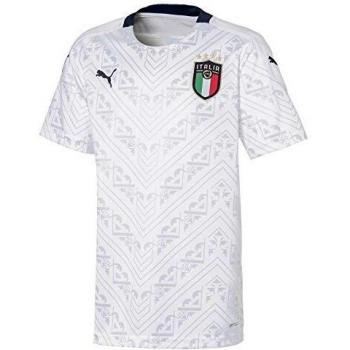 PUMA FIGC Away Shirt Replica Jr Maillot, Niños, Puma White-Peacoat, 152