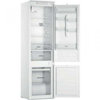 Frigorífico Combinado Integrable Whirlpool 300L Clase E Blanco 193cm Puertas Reversibles Zona Fresca