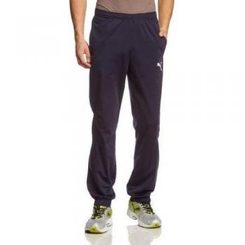 PUMA Hose Tricot Pants - Pantalones de fútbol para hombre, color azul, talla L