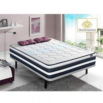 Colchón 150x190 Memolatex 26 cm con Refuerzo Lumbar de Látex y Viscoelástica