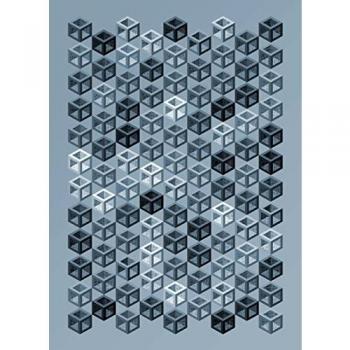 Tape Design art-303 – 110 x 160 – 09 Alfombras, poliéster, Multicolor, 160 x 110 x 1 cm
