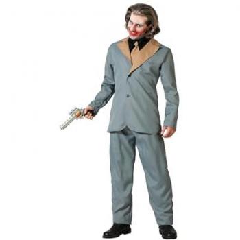 Disfraz de Payaso Risueño para Hombre Adulto con Corbata XS