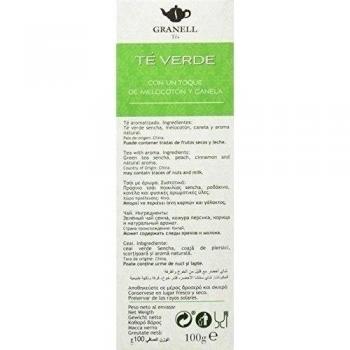 Granell Verde Melocotón y Canela Té - 100 gr