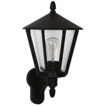 Aplique de exterior moderno 668 en negro